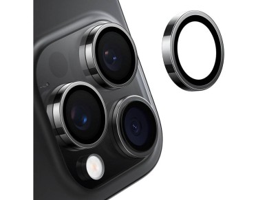 Protector de lente de c�mara para iPhone 16 Pro (negro)