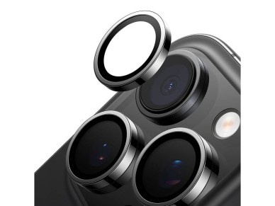 Protector de lente de c�mara para iPhone 16 ProMax (negro)