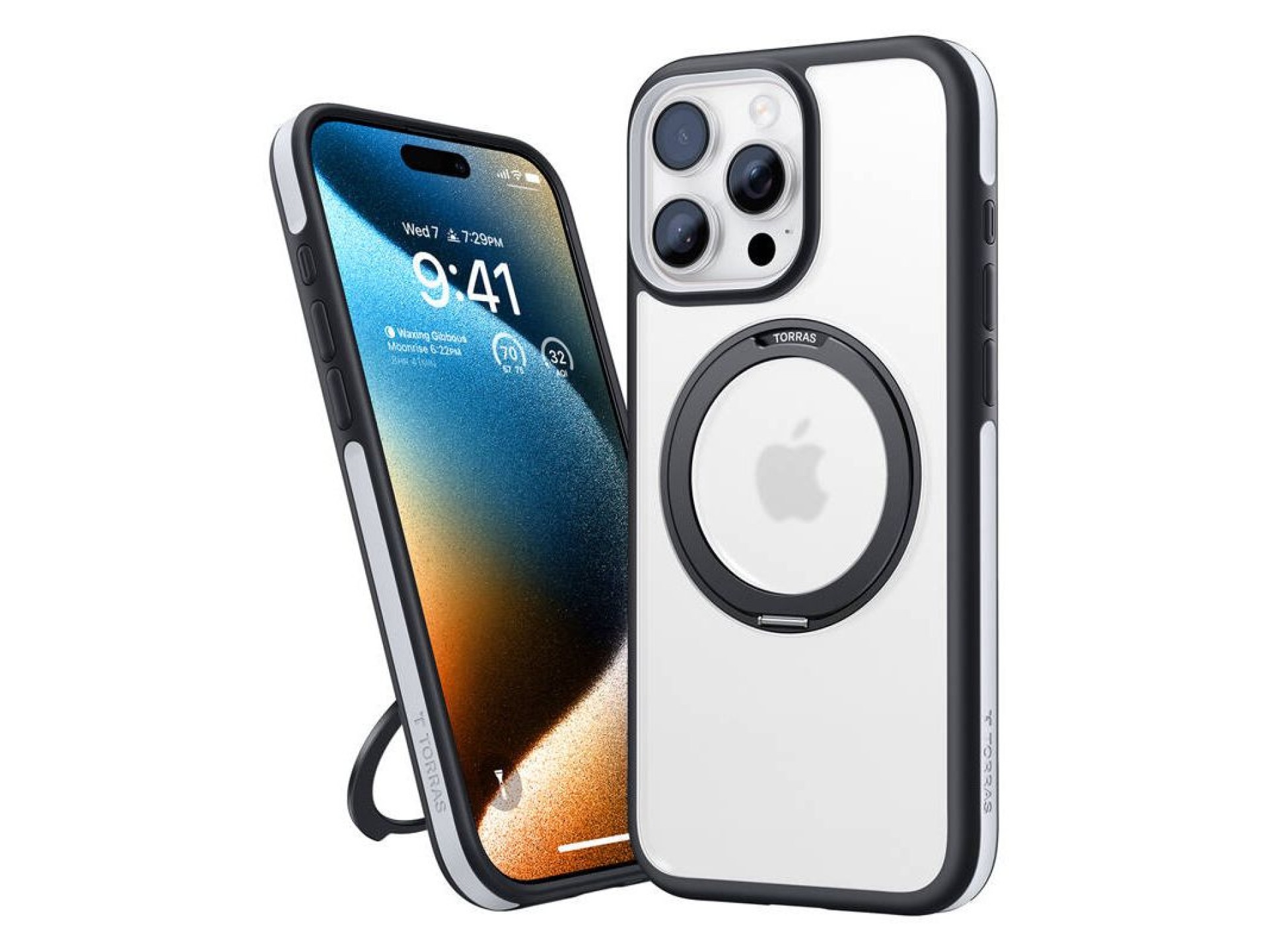 Capa Torras Ostand R Fusion para iPhone 16 Pro Max (Preta)