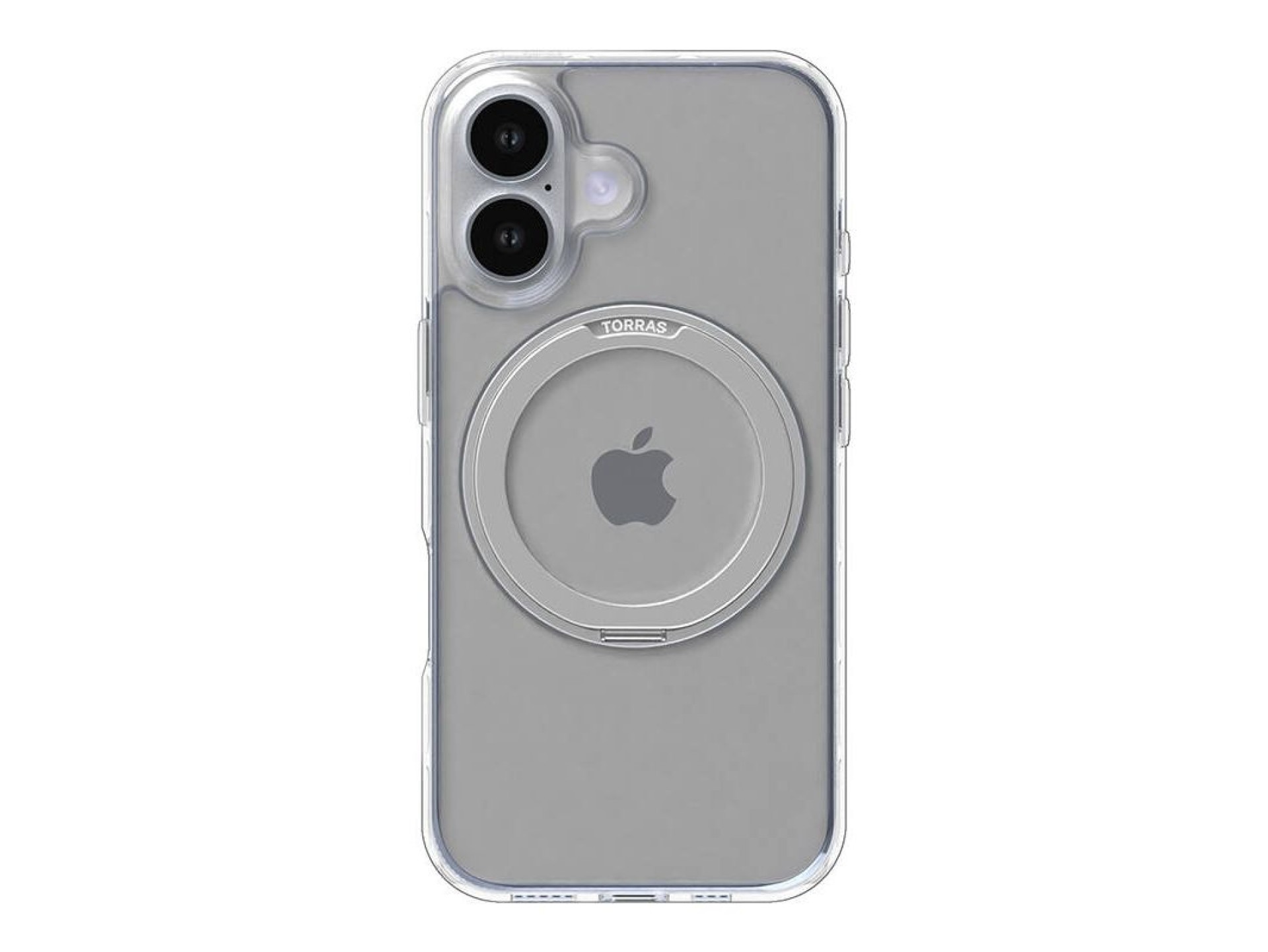 Funda Torras Ostand Pro para iPhone 16 (Transparente)