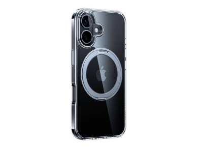 Funda Torras Ostand Pro para iPhone 16 (Transparente)