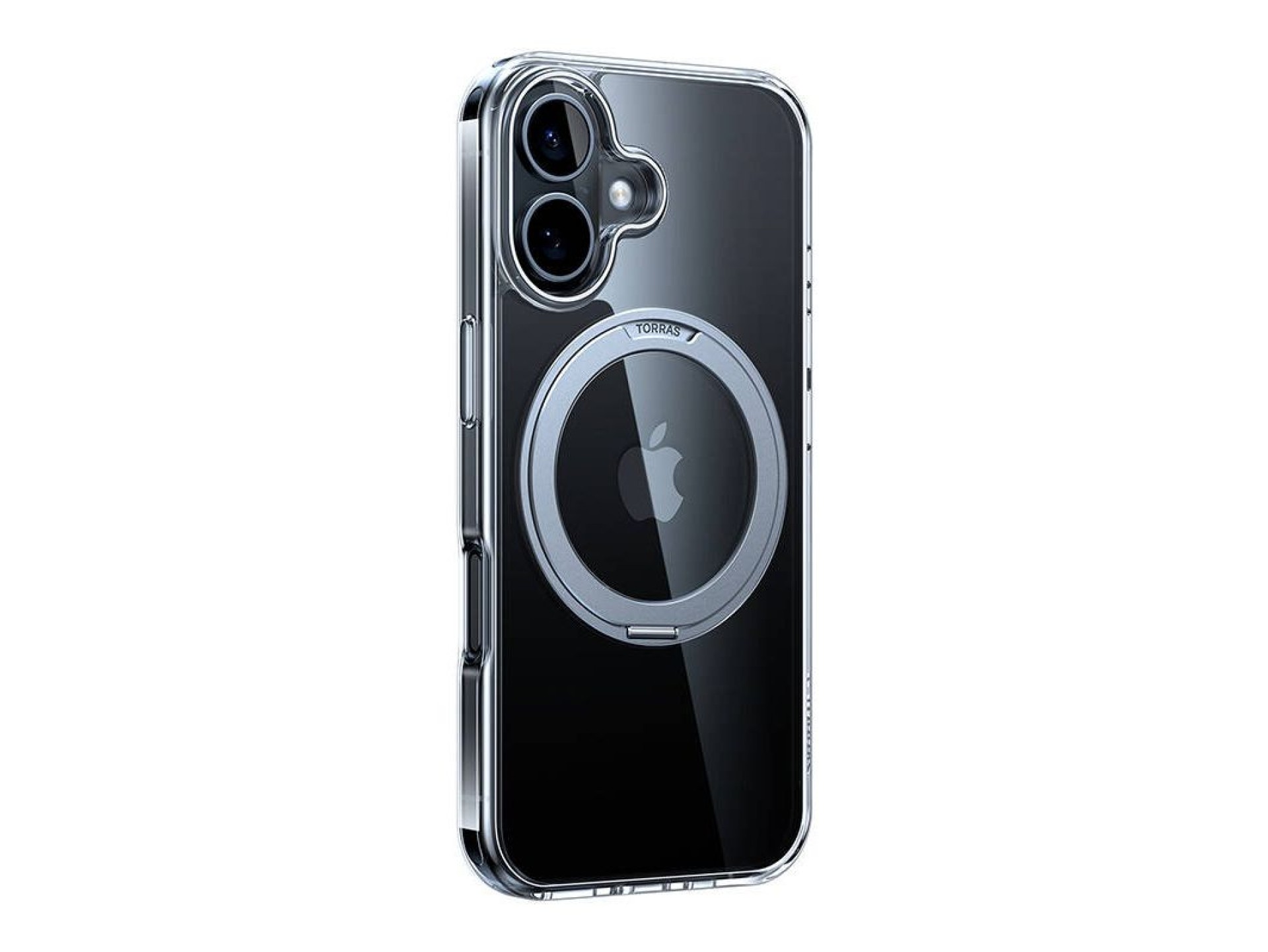 Funda Torras Ostand Pro para iPhone 16 (Transparente)