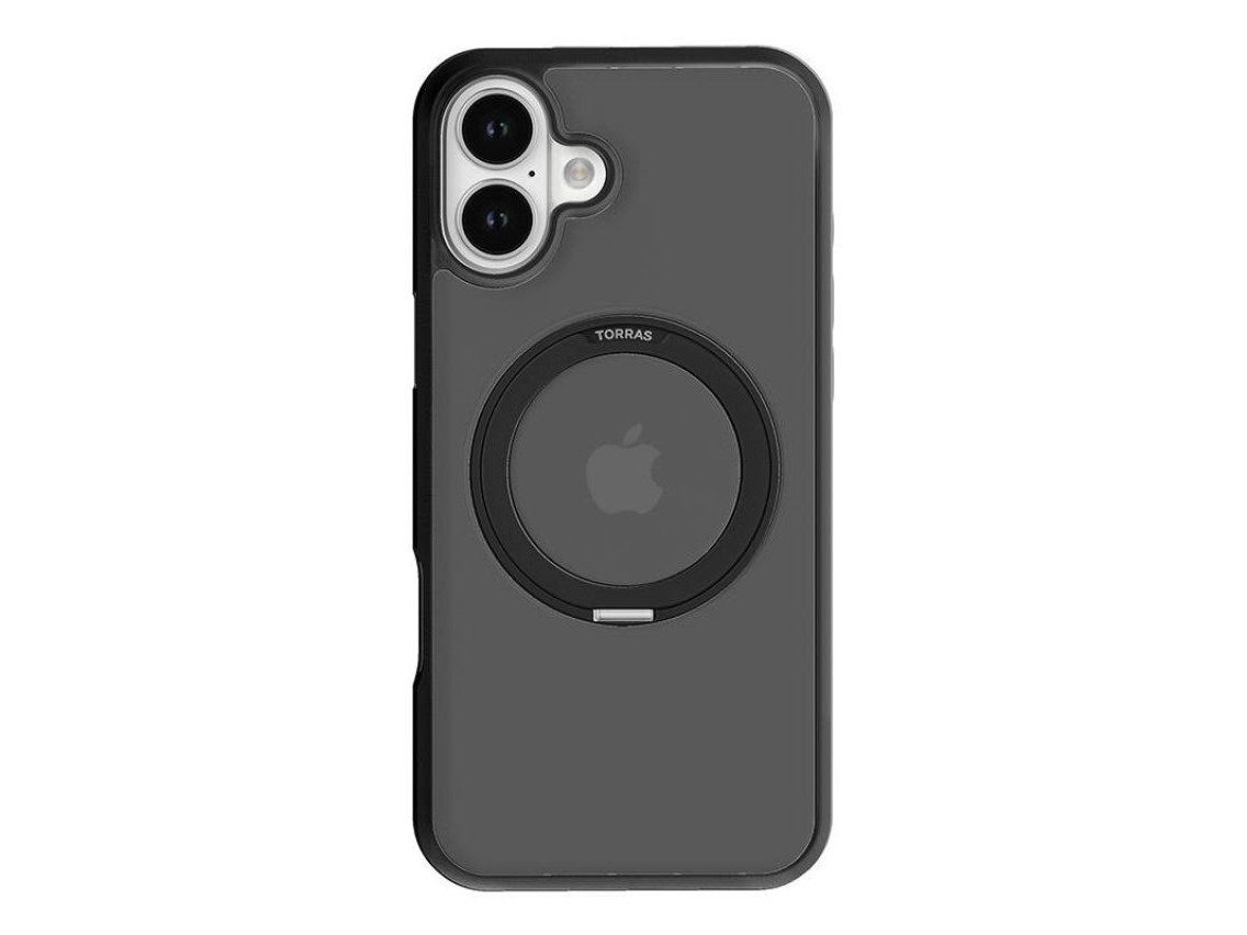 Torras Ostand Pro Case for iPhone 16 Plus (Black)
