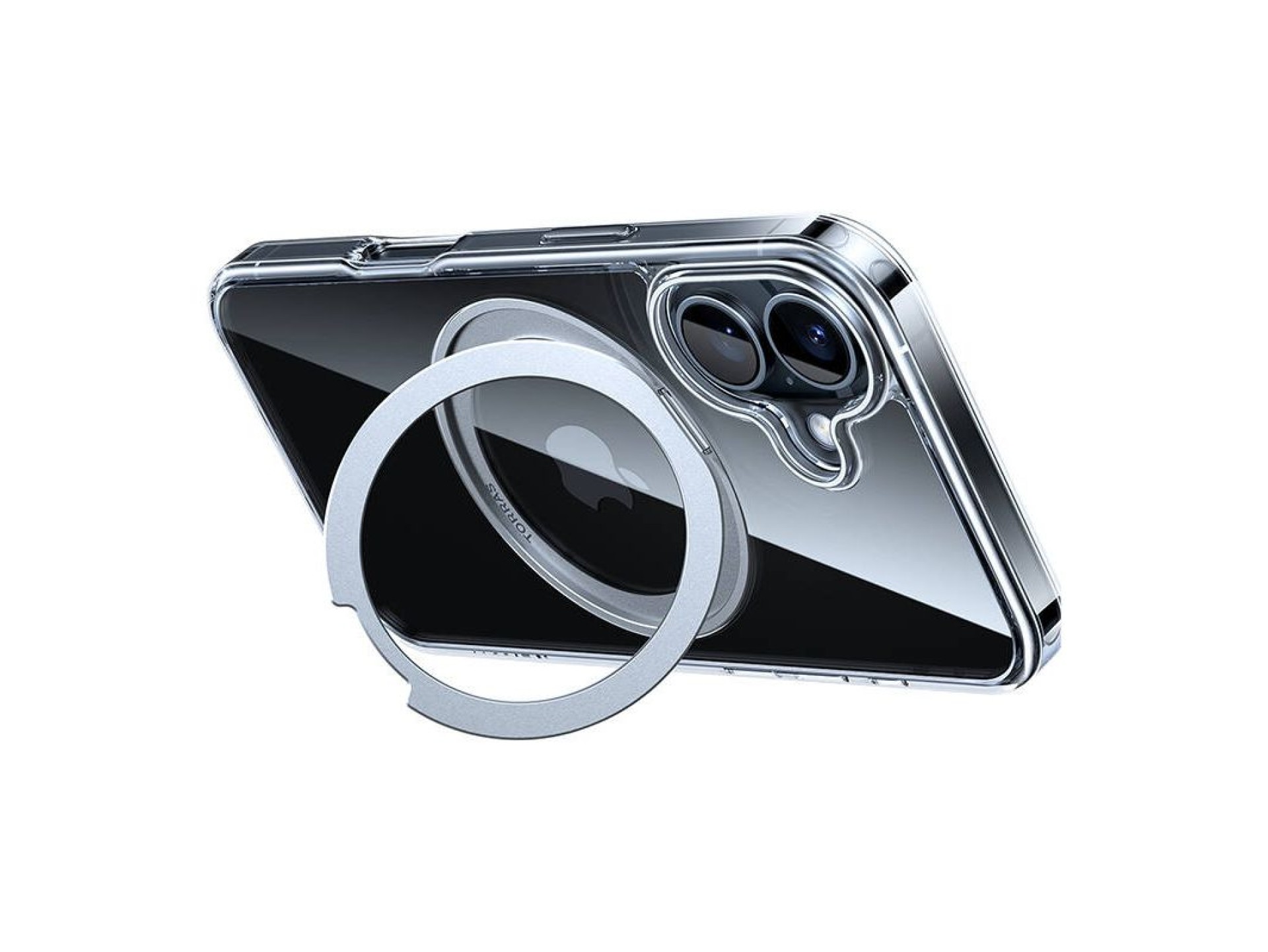 Funda Torras Ostand Pro para iPhone 16 Plus (Transparente)