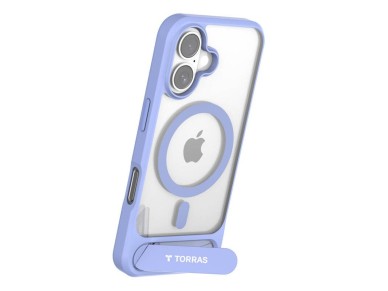 Torras Pstand Series Case for iPhone 16 (Blue)