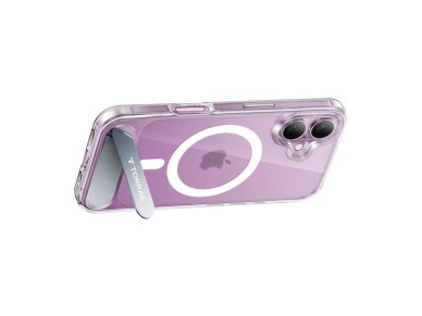 Funda Torras Pstand Series para iPhone 16 Plus (transparente)