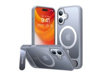 Estuche Torras Pstand Series para iPhone 16 Plus (gris titanio) Estuche Torras Pstand Series para iPhone 16 Plus (gris titanio)