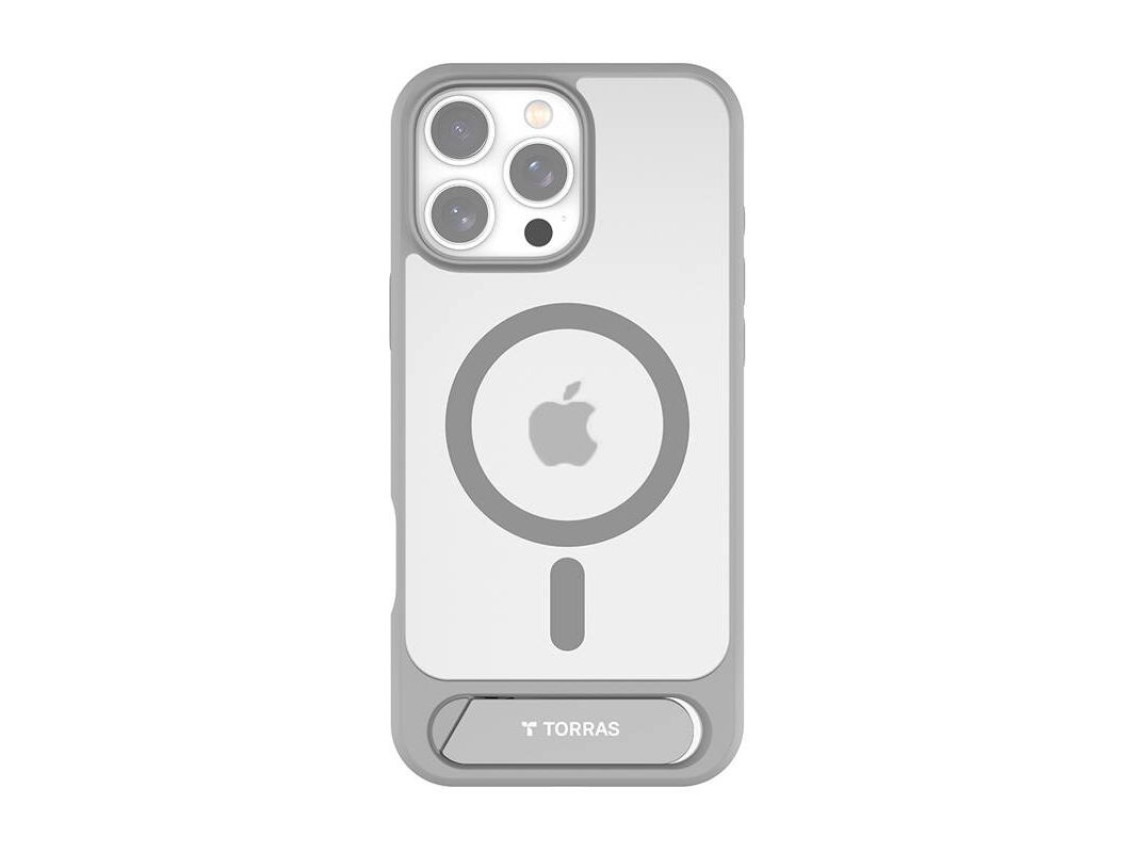 Funda Torras Pstand Series para iPhone 16 Pro Max (gris)