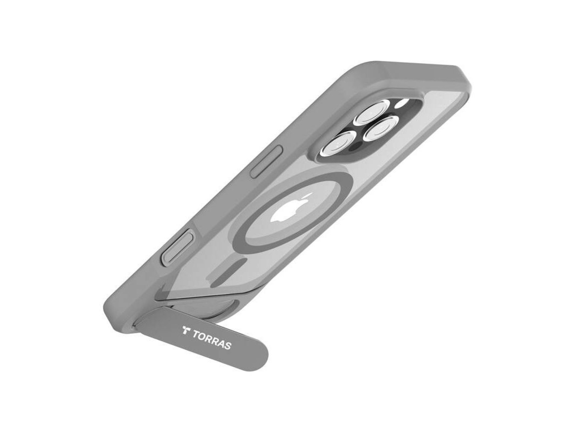 Funda Torras Pstand Series para iPhone 16 Pro Max (gris)