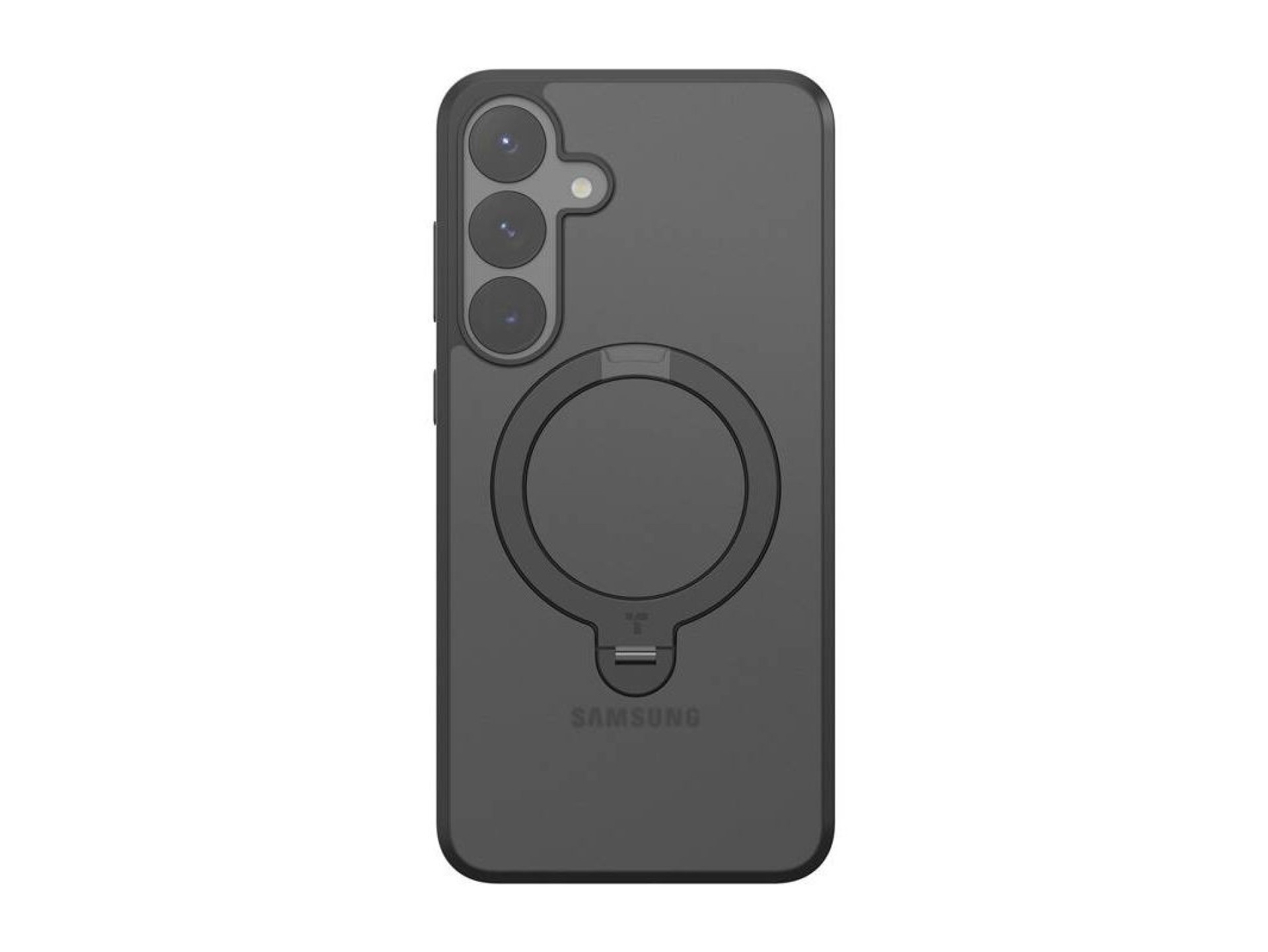 Capa para celular Torras Ostand Spin Series para Samsung S25 (preta)