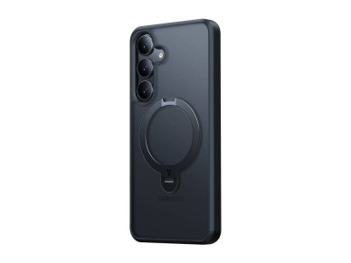 Torras Ostand Spin Series Phone Case for Samsung S25+ (black)