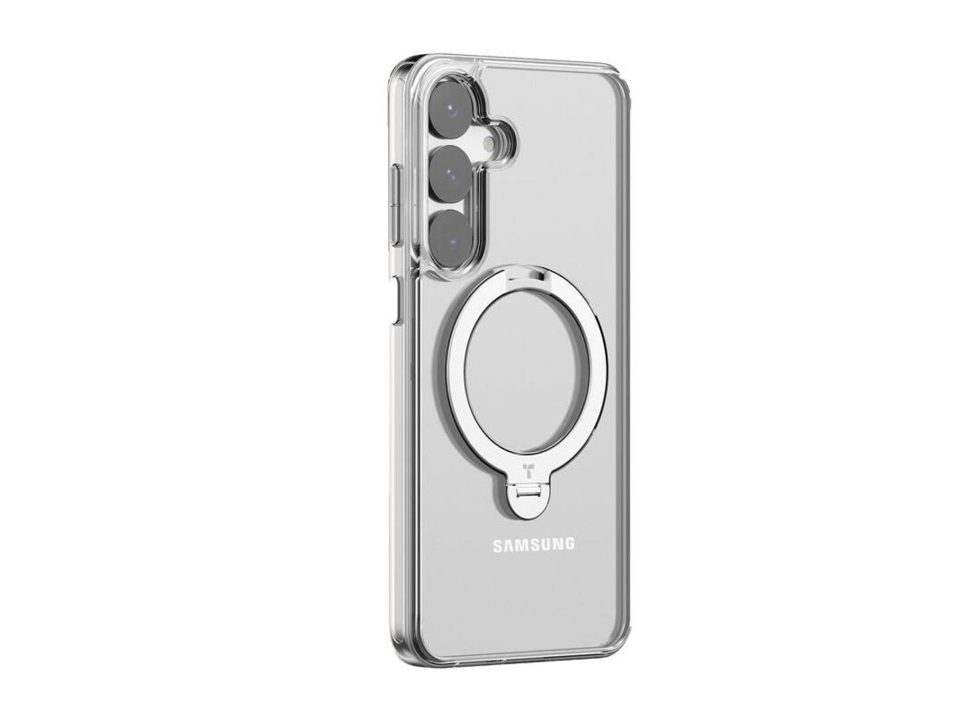 Torras Ostand Spin Series phone case for Samsung S25 (transparent)