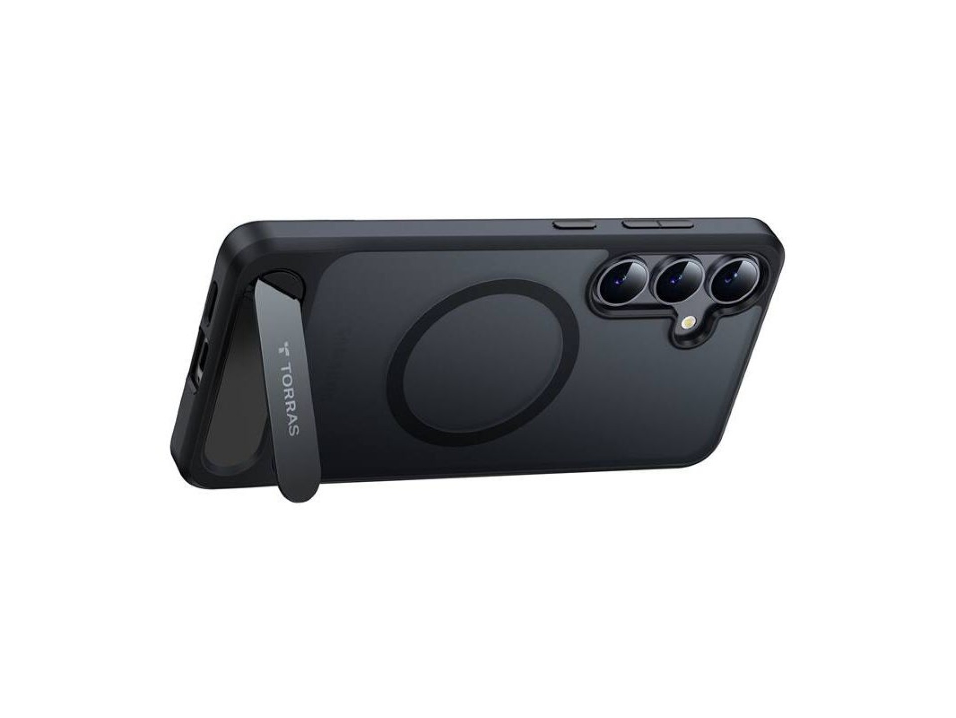 Funda Torras Pstand Series para Samsung S25+ (negra)