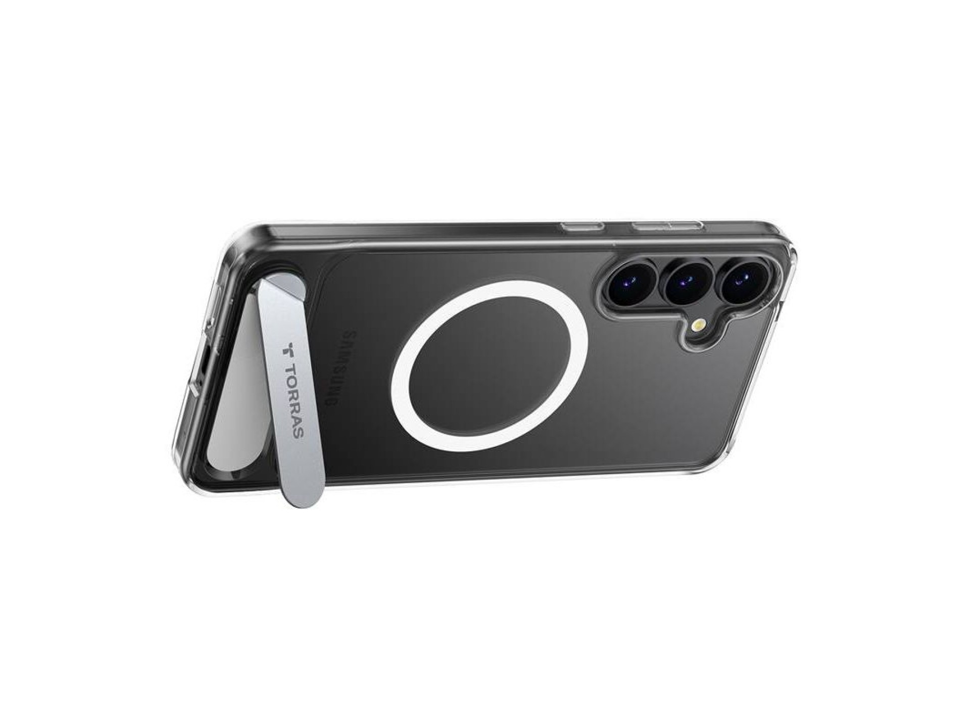 Funda Torras Pstand Series para Samsung S25+ (transparente)