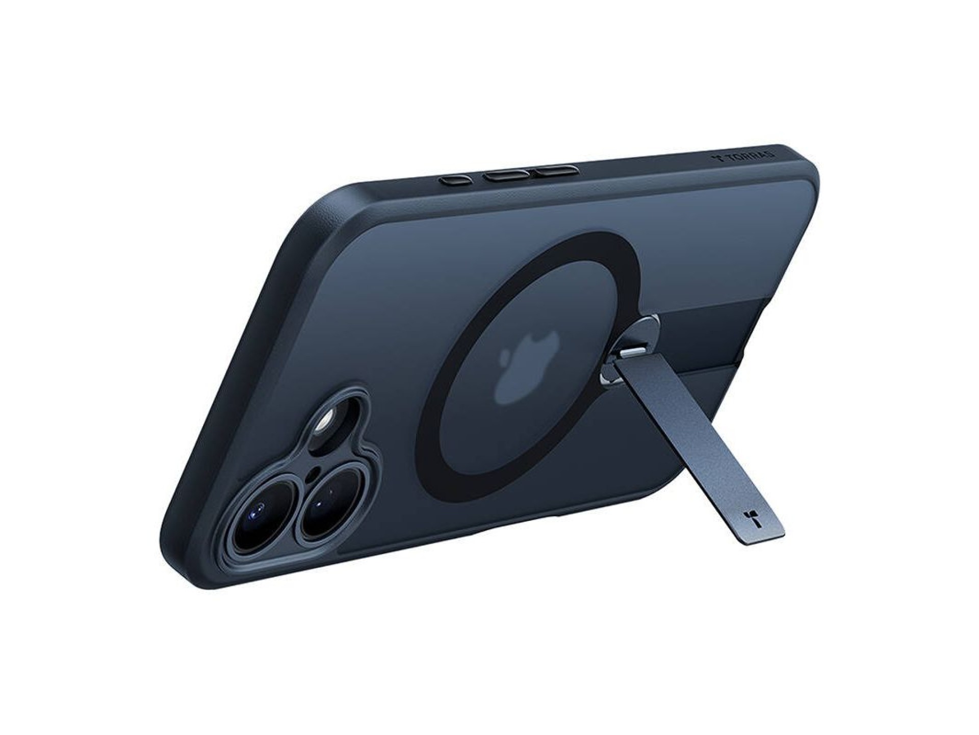 Funda Torras Pstand Spin para iPhone 16 (negra)