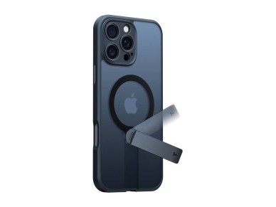 Capa Torras Pstand Spin para iPhone 16 ProMax (Preta)