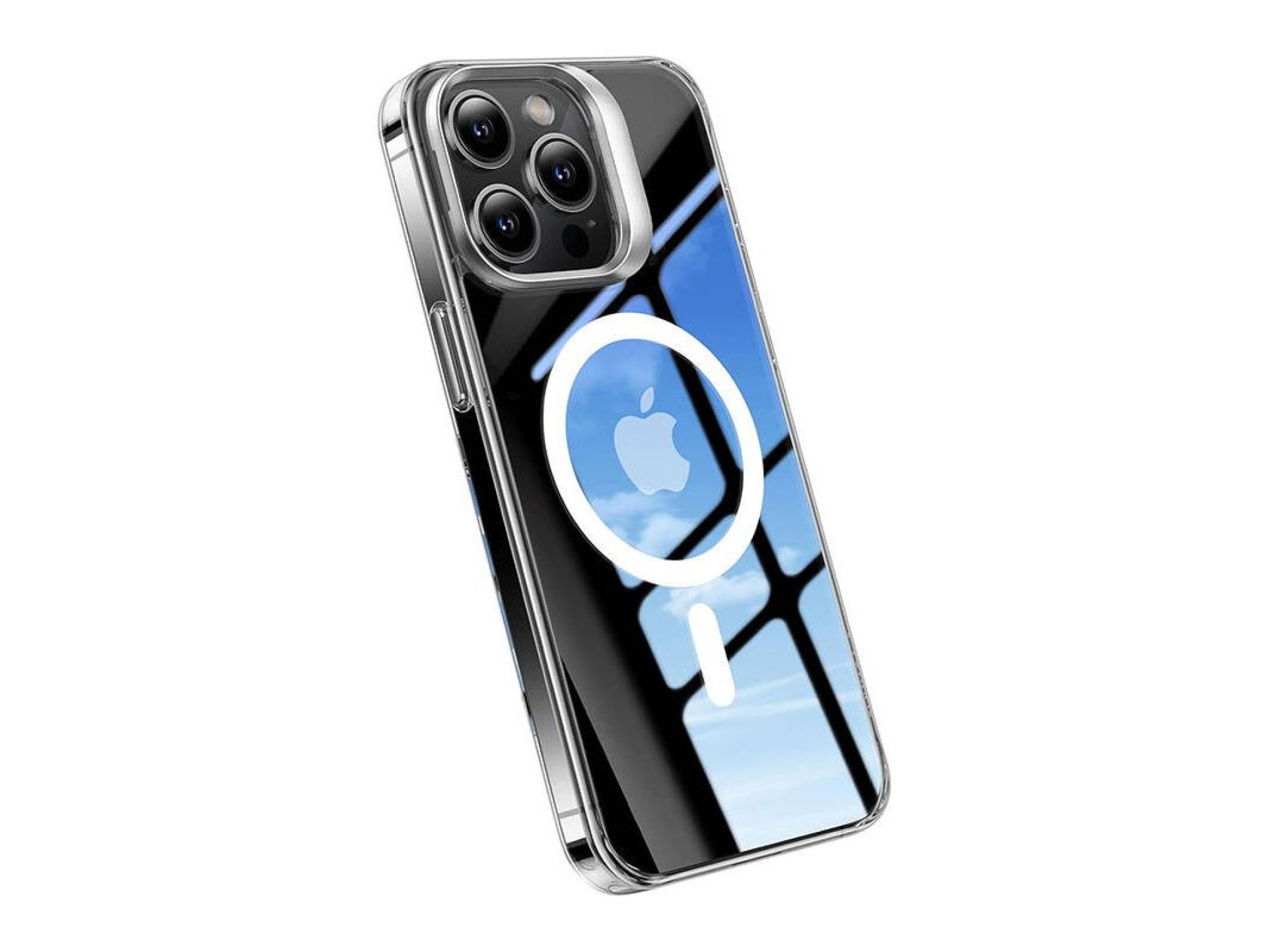 Capa para celular Torras UPRO Lstand Clear-Mag para iPhone 15 PRO (transparente)