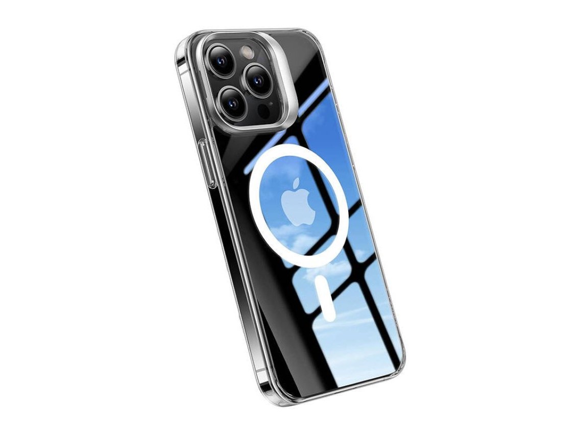 Funda Torras UPRO Lstand Clear-Mag para iPhone 15 (transparente)