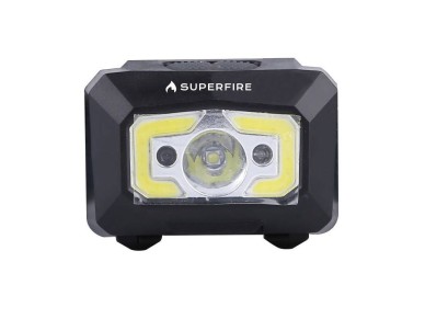 Linterna frontal Superfire X30 � 340 lm, USB, 5 modos, 130 m