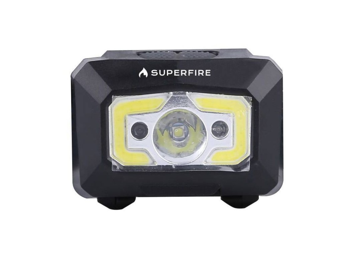 Linterna frontal Superfire X30 – 340 lm, USB, 5 modos, 130 m