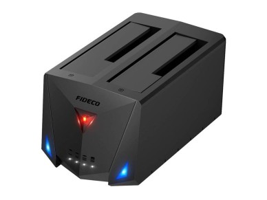 Esta��o de acoplamento/clonagem de HDD/SSD FIDECO YPZ220B (USB 3.2, SATA I/II/III)