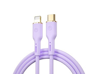 Cabo WIWU YQ01 USB-C - Lightning 30W 1,2m roxo