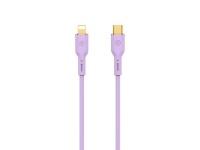 Cable WIWU YQ01 USB-C - Lightning 30W 1,2m morado