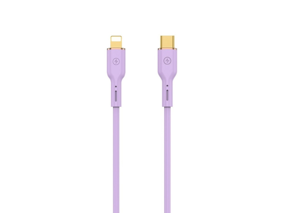 Cabo WIWU YQ01 USB-C - Lightning 30W 1,2m roxo