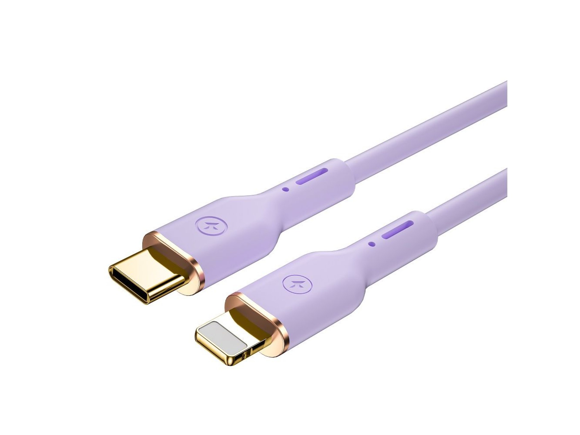 Cable WIWU YQ01 USB-C - Lightning 30W 1,2m morado