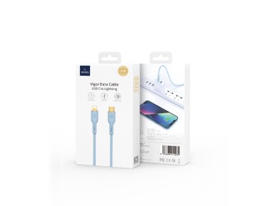Cabo WIWU YQ01 USB-C - Lightning 30W 1,2m roxo