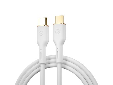 Cabo WIWU YQ02 USB-C - USB-C 100W 1,2m branco Cabo WIWU YQ02 USB-C - USB-C 100W 1,2m branco