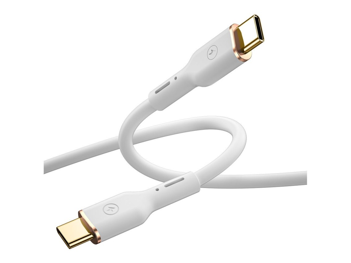 Cabo WIWU YQ02 USB-C - USB-C 100W 1,2m branco