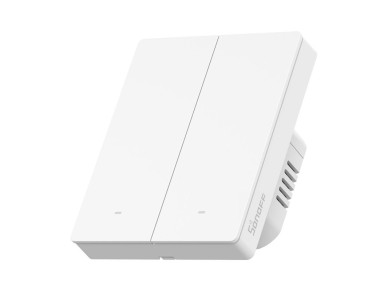 Interruptor de pared t�ctil inteligente Zigbee Sonoff ZBM5-2C-80W (2 canales)