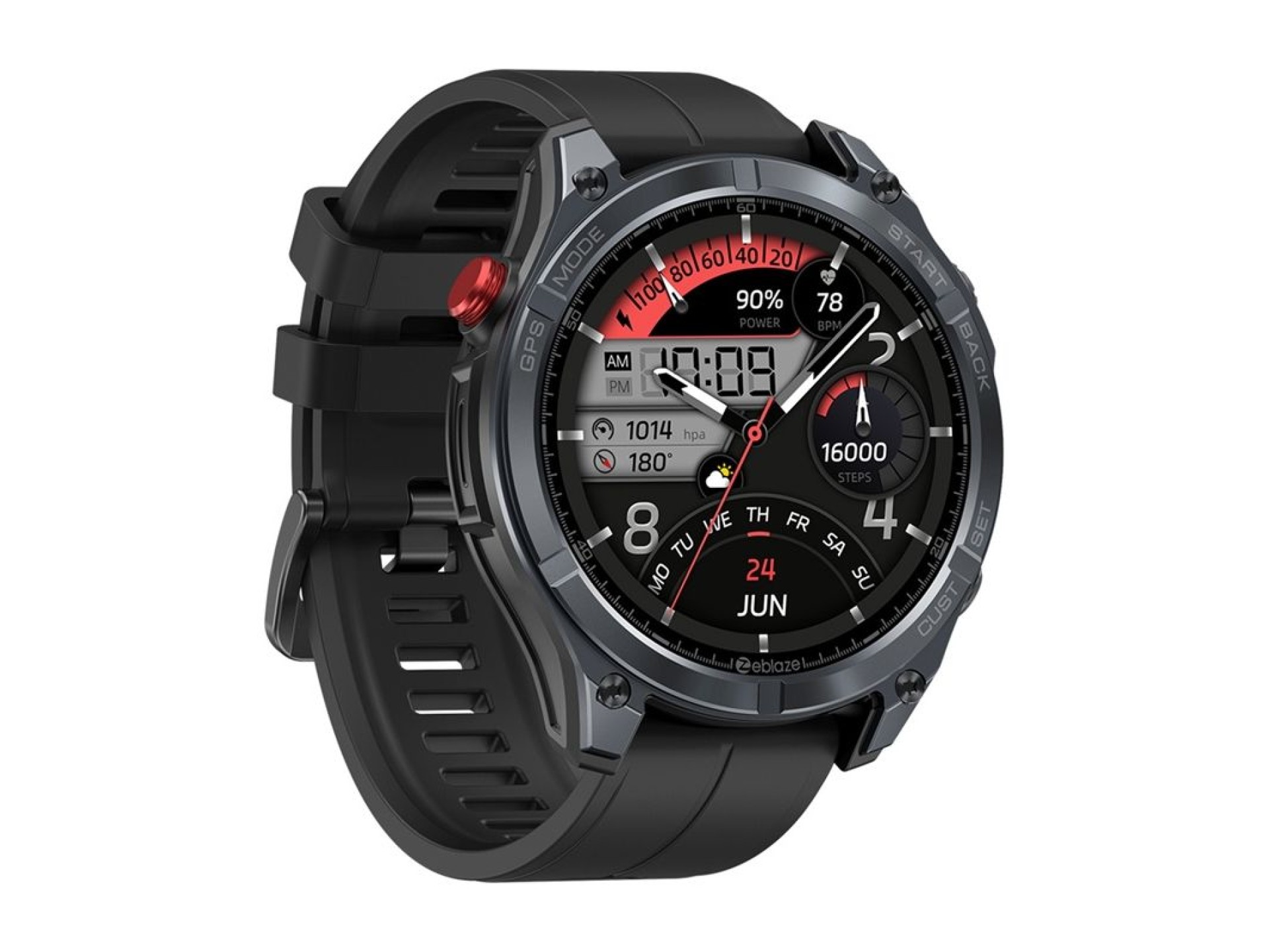 Zeblaze Stratos 4 Smartwatch (Black)