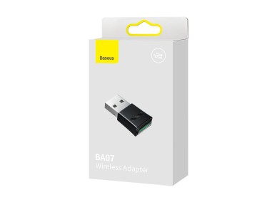Adaptador Bluetooth Baseus BA07 módulo sem fio preto