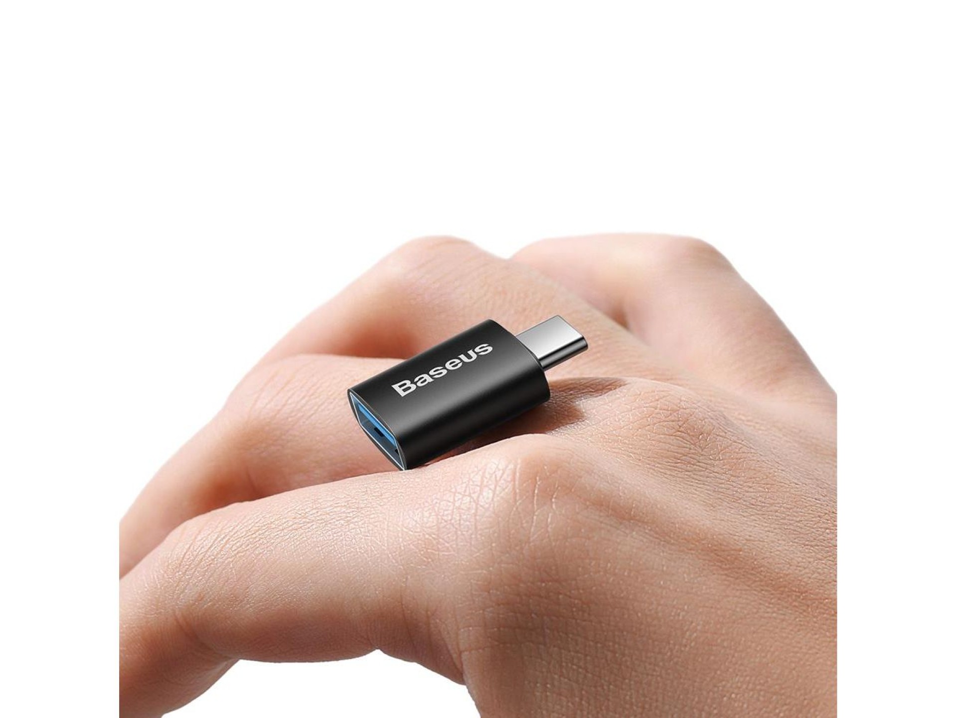 Baseus adapter Ingenuity USB-C to USB-A 3.1 black OTG