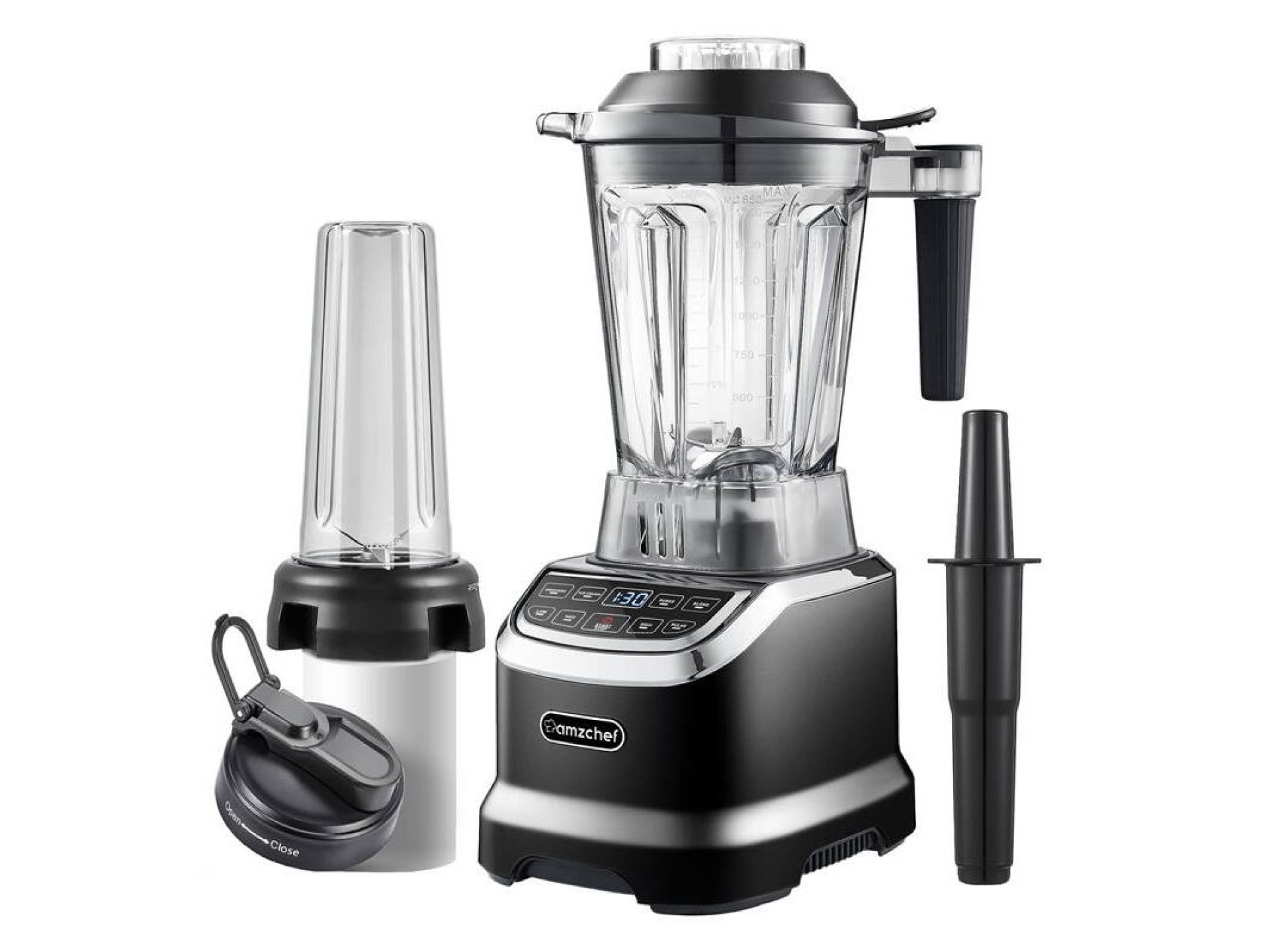 Batidora de vaso AMZCHEF ZM5003-BK (negra)