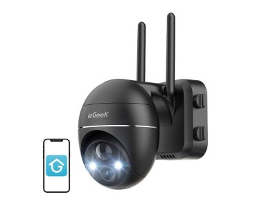 Wireless 3MP WiFi outdoor camera ieGeek ZS-GX1S black 5200mAh