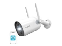 C�mera externa sem fio WiFi ieGeek ZS-GX2S branca 5200mAh