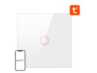 Interruptor de luz inteligente ZigBee Avatto ZTS02-EU-W1 1 via TUYA (branco)