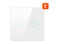 Interruptor de luz inteligente ZigBee Avatto ZTS02-EU-W2 de 2 vías TUYA (blanco) Interruptor de luz inteligente ZigBee Avatto ZTS02-EU-W2 de 2 vías TUYA (blanco)