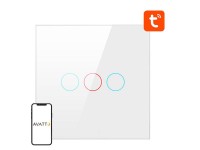 Smart Light Switch ZigBee Avatto ZTS02-EU-W3 3 Way TUYA (white)