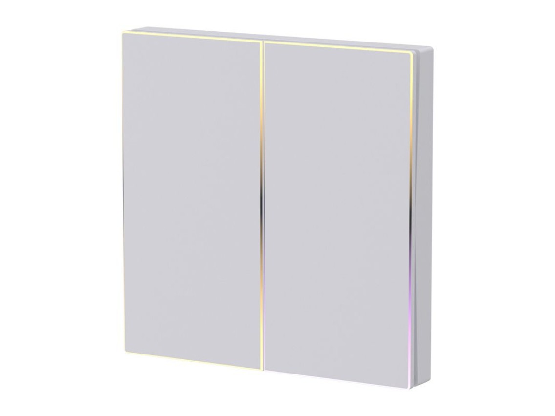 Interruptor de luz ZigBee sensível ao toque Avatto TS60-EU-W4 Quad TUYA (branco).