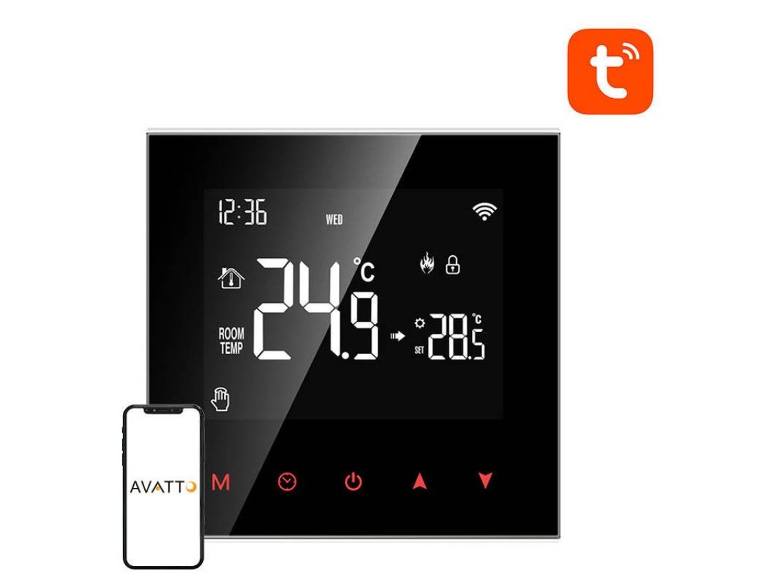 Avatto ZWT100 3A ZigBee smart DHW boiler thermostat TUYA