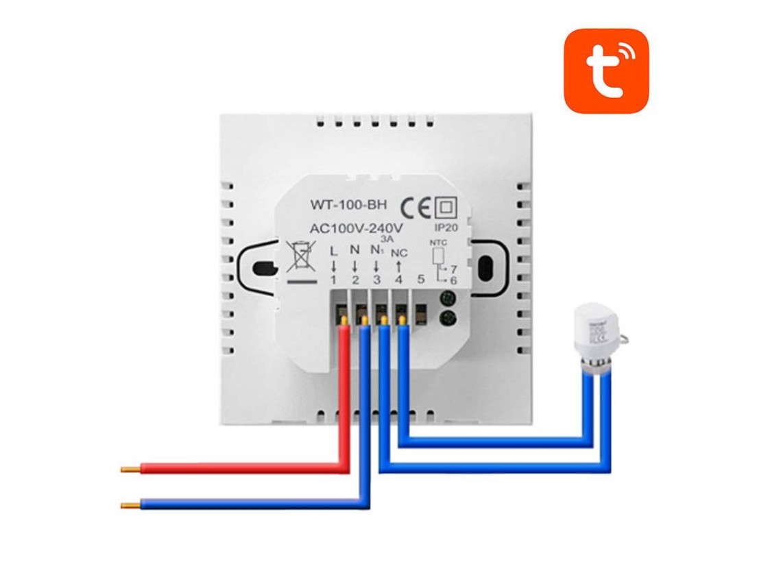 Avatto ZWT100 smart thermostat 3A ZigBee water heater TUYA