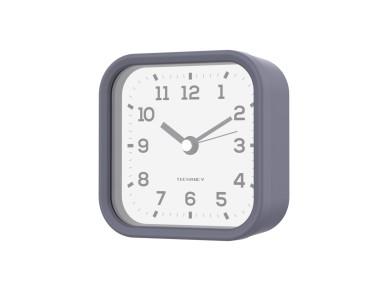 Reloj despertador de escritorio silencioso Techancy Mini ME2623, n�meros grandes, espejo HD, cuerpo 
