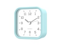 Reloj despertador de escritorio silencioso Techancy Mini ME2623, n�meros grandes, espejo, cuerpo de 