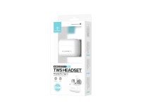 Techancy Auriculares TWS KP2713 Bluetooth 5.4 true wireless USB-C 4h de autonomia liga��o est�vel 9m