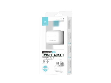 Auriculares Techancy TWS KP2713, Bluetooth 5.4 verdaderamente inal�mbricos, USB-C, duraci�n de bater