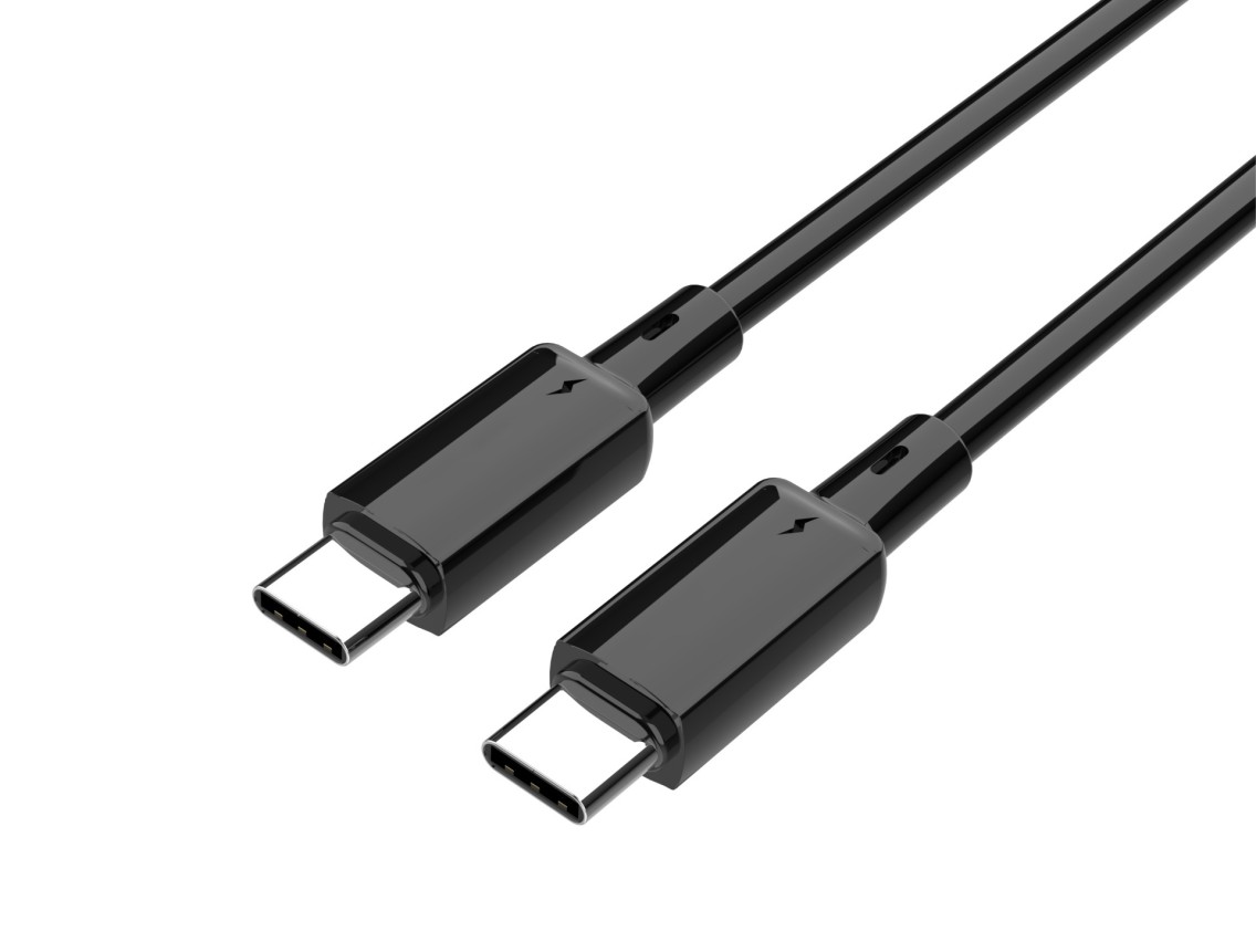 Techancy Cabo USB C para USB C TB1803 1m 60W Carregamento rapido e dados para Telemovel Tablet Porta